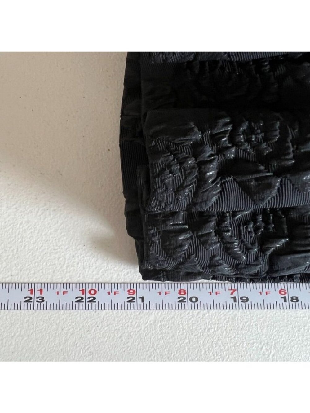 Anne Fontaine Nejia Black Rose Jacquard Wool Peplum Jacket Top Romantic Chic 6 - Picture 15 of 16